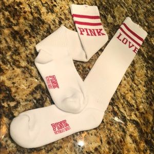 PINK Victoria's Secret Accessories - Victoria’s Secret Pink Socks PINK Victoria's Secret Accessories - Victoria’s Secret Pink Socks